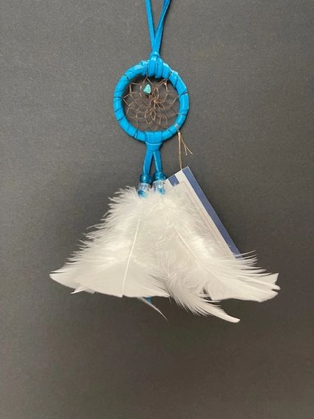 TURQUOISE WISP Dream Catcher Made in the USA of Cherokee Heritage & Inspiration