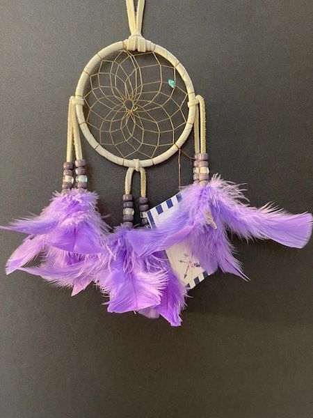 Lavender SPLASH Dream Catcher Made in the USA of Cherokee Heritage & Inspiration