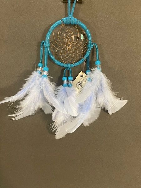 HAWAIIAN BLUE Dream Catcher Made in the USA of Cherokee Heritage & Inspiration