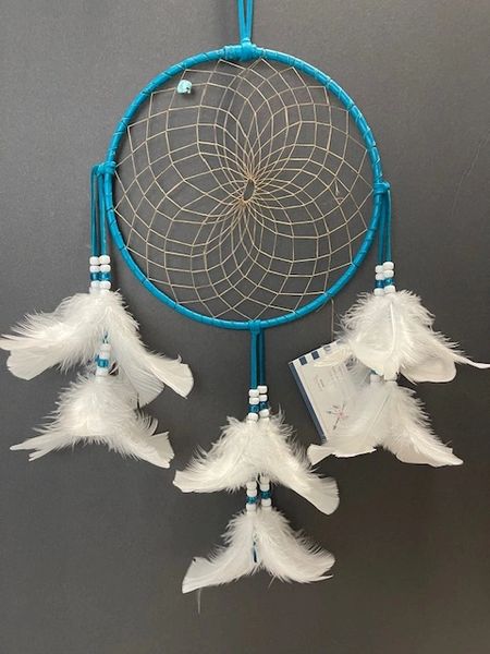 TURQUOISE WATER Dream Catcher Made in the USA of Cherokee Heritage & Inspiration