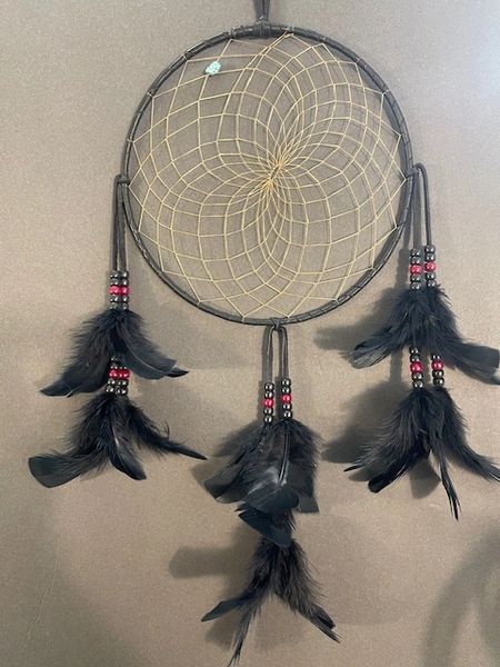 SLEEPING CROW Dream Catcher Made in the USA of Cherokee Heritage & Inspiration