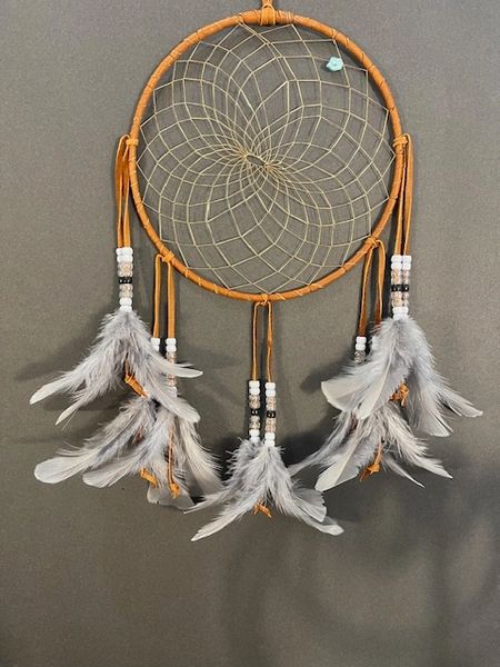 HOWLING WOLF Dream Catcher Made in the USA of Cherokee Heritage & Inspiration