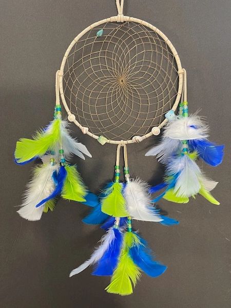 SEA GLASS FINDS Dream Catcher Made in the USA of Cherokee Heritage & Inspiration