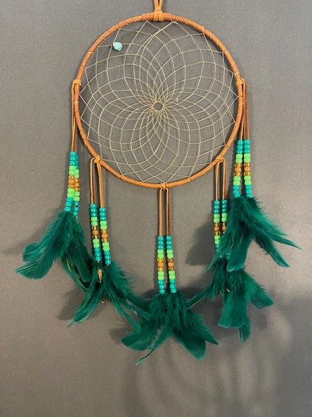 HEAVENLY GREEN Dream Catcher Made in the USA of Cherokee Heritage & Inspiration