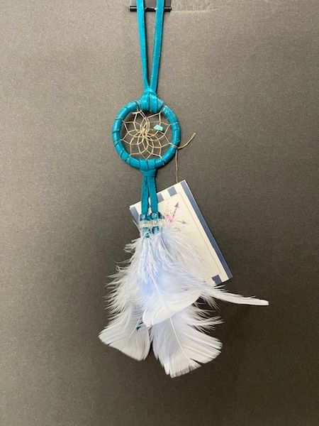 TURQUOISE TEARS Dream Catcher Made in the USA of Cherokee Heritage & Inspiration