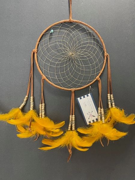 GOLDEN PEACE Dream Catcher Made in the USA of Cherokee Heritage & Inspiration