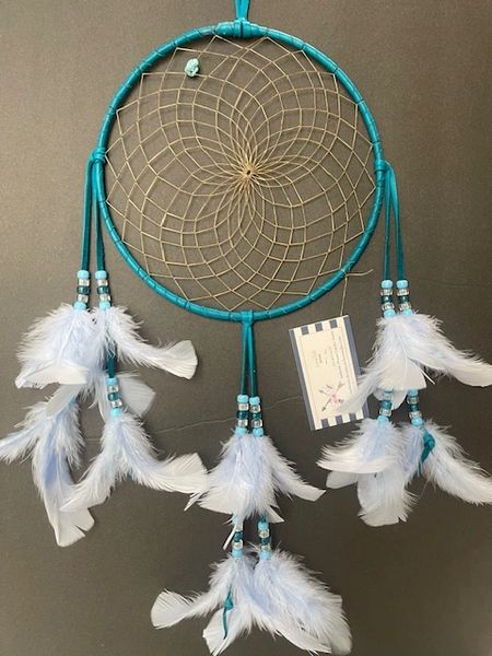 THE BLUES Dream Catcher Made in the USA of Cherokee Heritage & Inspiration