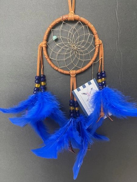 ROYAL BLUE HONEY Dream Catcher Made in the USA of Cherokee Heritage & Inspiration