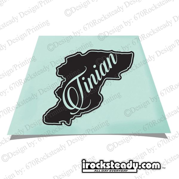 ISLAND OF TINIAN DECAL