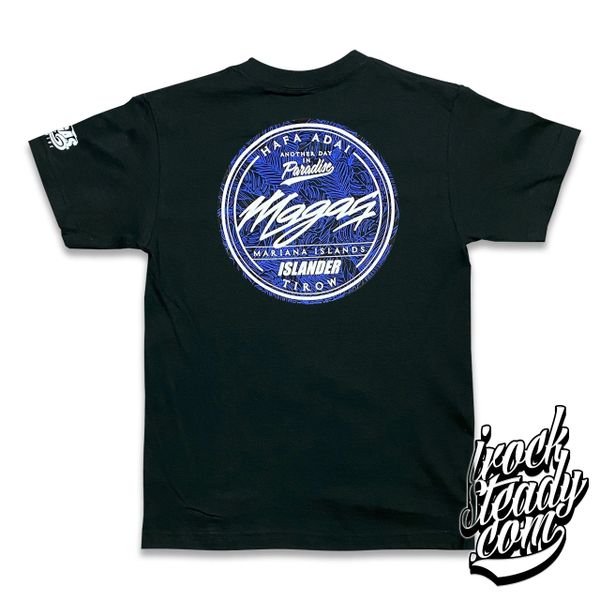 MAGAS (HA Another Day In Paradise) Black/Blue Tee