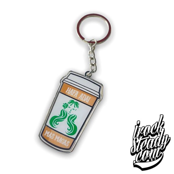 MAS MAGAS Hafa Adai Coffee Keychain