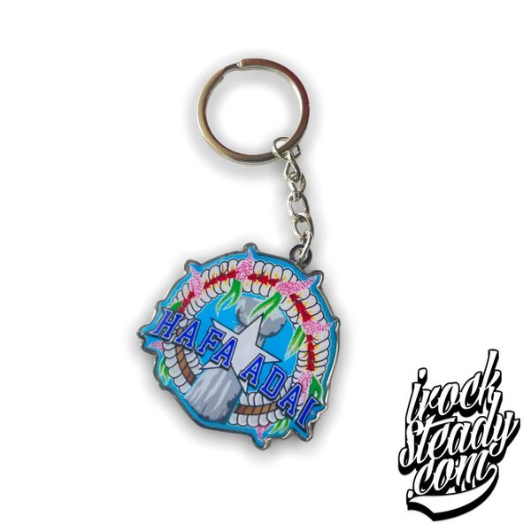 CNMI Seal Hafa Adai Keychain