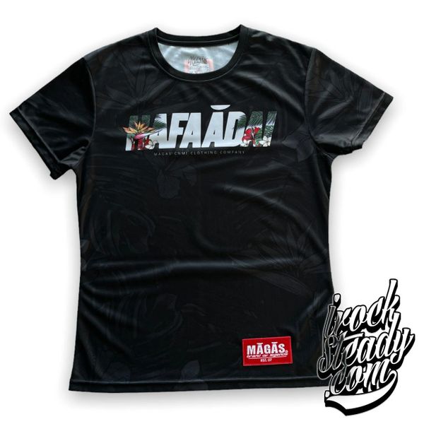 MAGAS (Hafa Adai Tropical) Black Ladies Jersey Tee