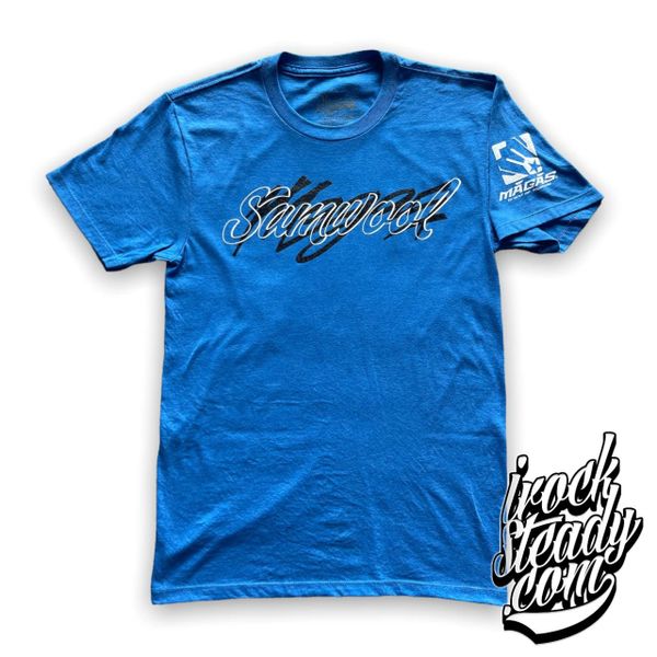 MAGAS (Hafa Adai Samwool) Royal Blue Heather Soft Tee