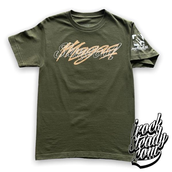 MAGAS (Hafa Adai Samwool) Military Green Tee