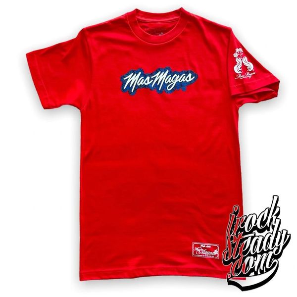 MAS MAGAS (Floral) Red Tee