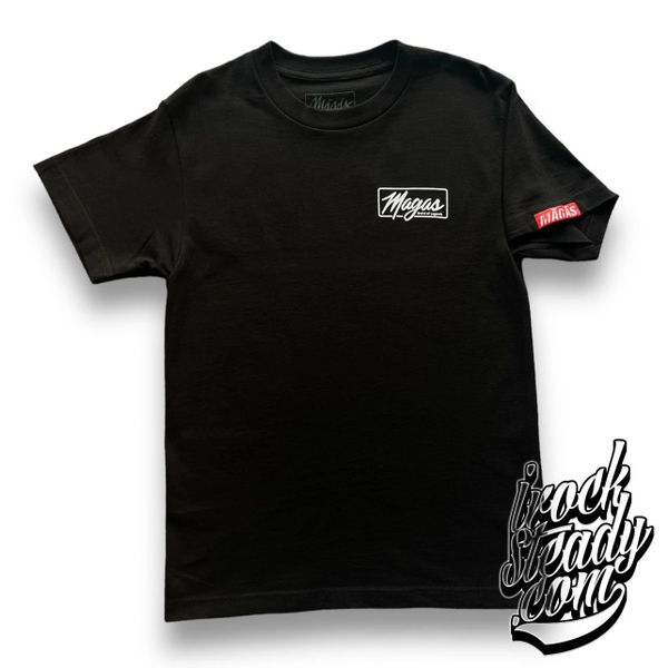 MAGAS (Brand of Legends Floral) Black/Burgundy Tee