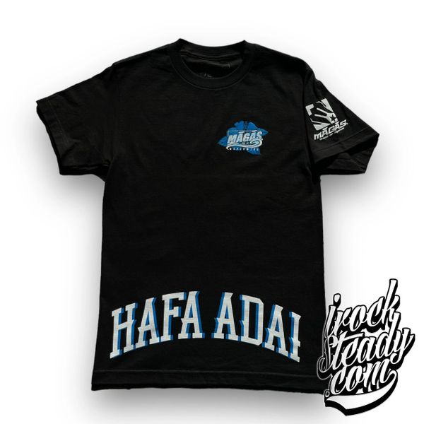 MAGAS (Hafa Adai Worldwide) Black/Blue Tee