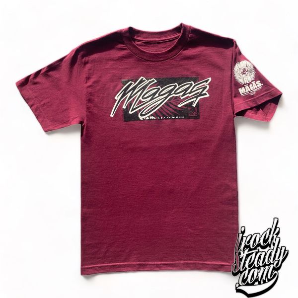 MAGAS (Culture Set in Stone) Burgundy Tee