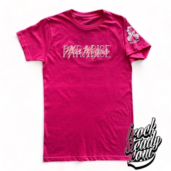 MAS MAGAS (Tropical Paradise) Hot Pink Soft Tee