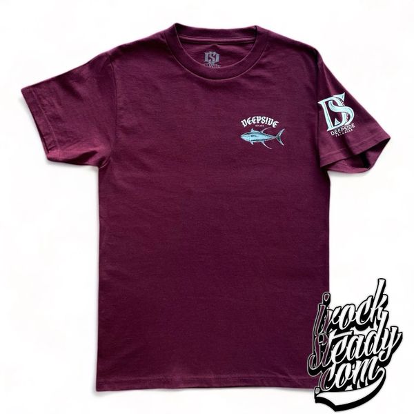 DEEPSIDE (Islander) Burgundy Tee