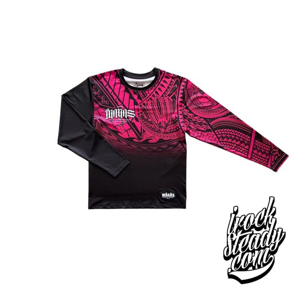 MAGAS (Stinger) Black/Pink Youth Jersey Longsleeve