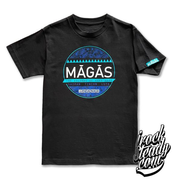 MAGAS (Marianas Islands) Black/Blue Tee