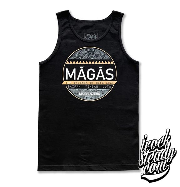 MAGAS (Marianas Islands) Black/Khaki Tank Top