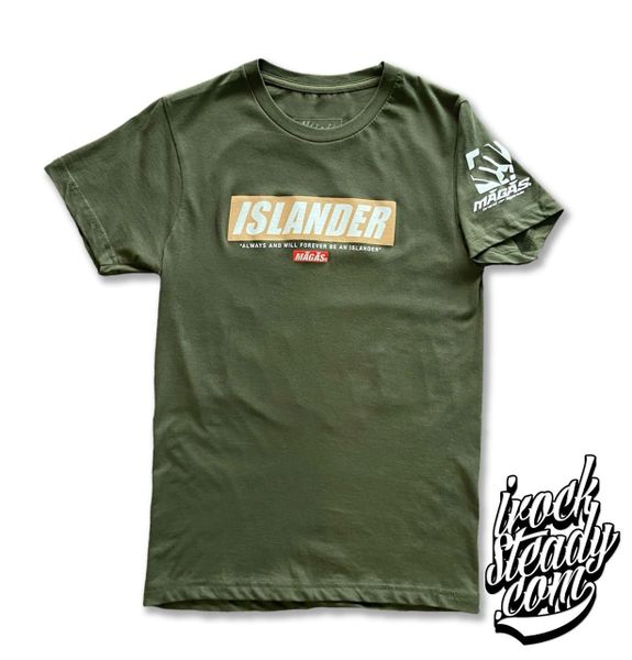 MAGAS (670 Islander Seal) Military Green Soft Tee