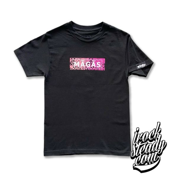 MAGAS (DCLXX) Black/Pink Tee