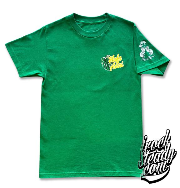 MAS MAGAS (Hafa Adai Monstera) Kelly Green Tee