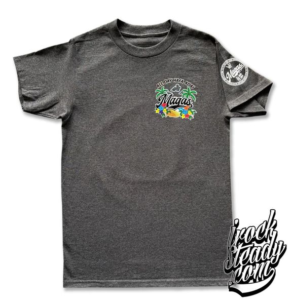 MAGAS (All Day Hafa Adai II) Charcoal Heather Tee