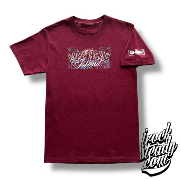 MAGAS (Marianas Island II) Burgundy Tee