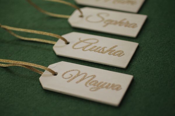 Custom Name Tag, Personalised Calligraphy Writing