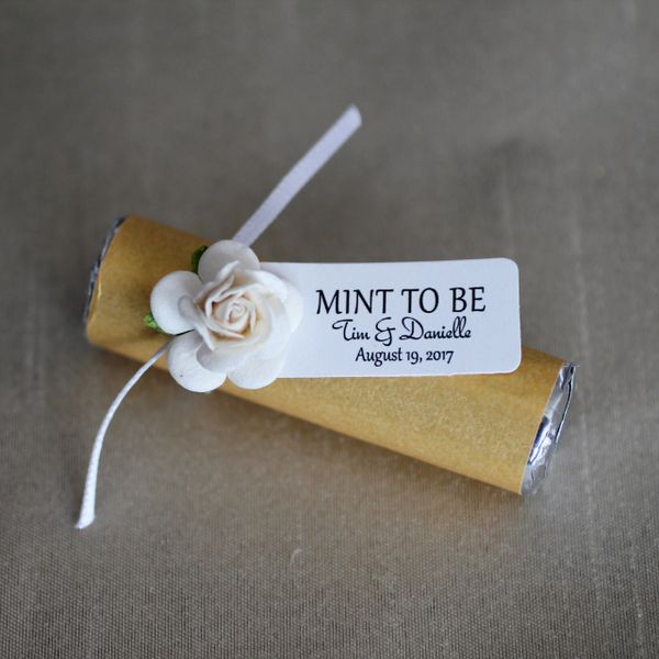 unique wedding favors, gold wedding details, modern wedding | Unique