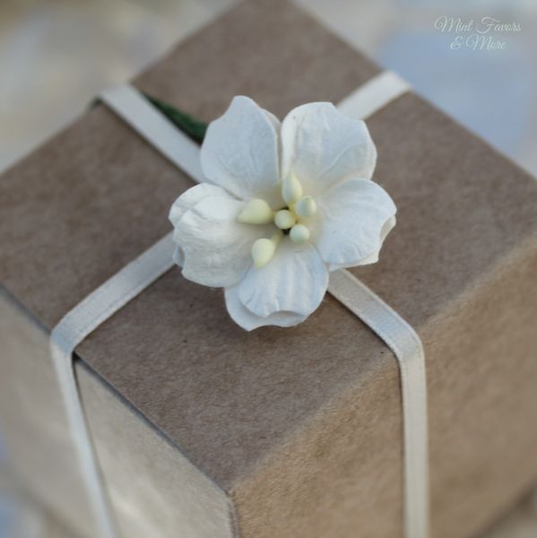 white paper flowers, wedding embellishments, craft supplies | Unique ...