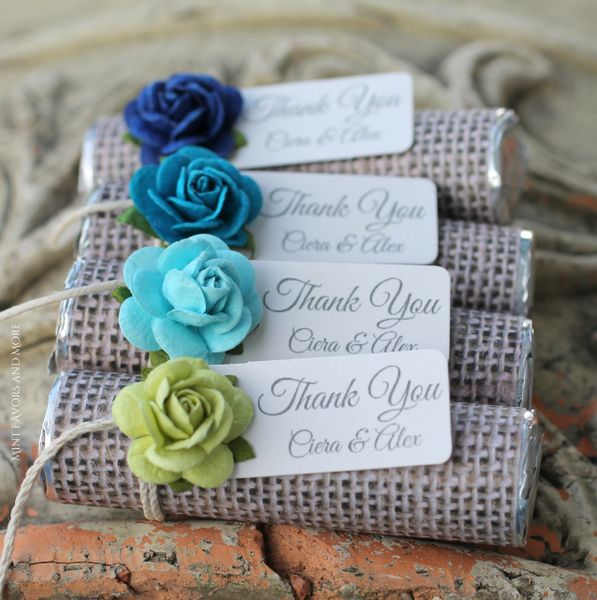 Beach Wedding Favors Sand Style Paper With Pastel Mix Roses