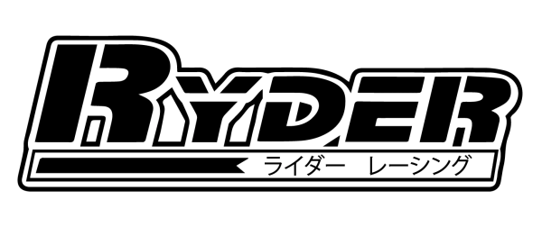 Ryder Racing katakana JDM Window Decal / Sticker 50cm long