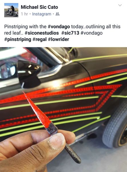 WOOD' - VHR FINE LINE PINSTRIPING BRUSH — Von Hot Rod