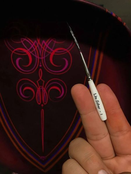 Pinstriping scroll brush sizes 