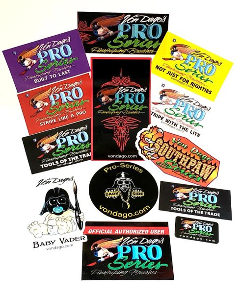 Pro-Series 13 piece "Sticker Pac" SET