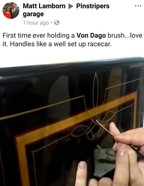 Von Dago Pro-Series Pinstriping brushes