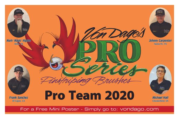 2020 Pro Team "Mini Poster" *** FREE ***
