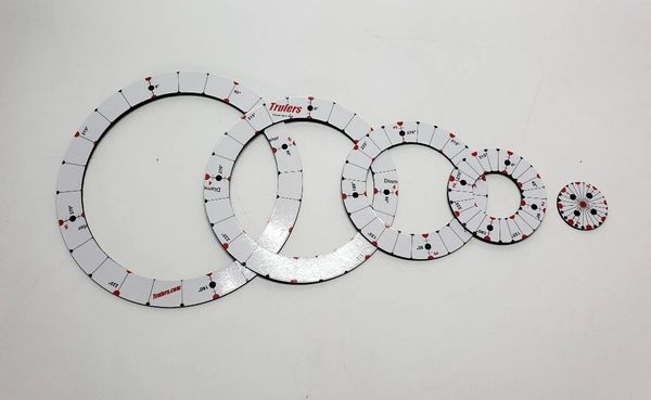 Trulers ***5 Piece*** Circle Magnet SETS