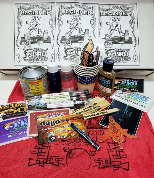 Beginner Pinstriping & Scrolling *Basic Starter Kit*