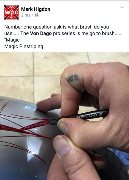 VHR Fine Line Pinstriping Brushes - Tiki brush — Von Hot Rod