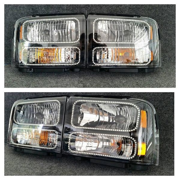 05-07 F250/F350 Prebuilt Harley Headlights