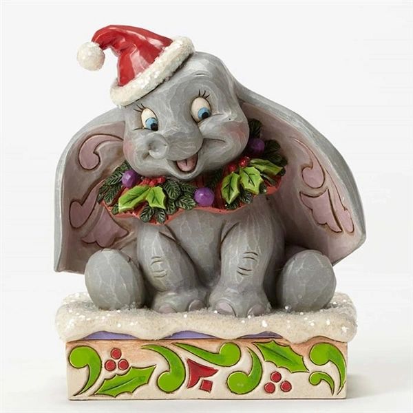 Jim Shore Sweet Snowfall Dumbo Elephant Disney Traditions