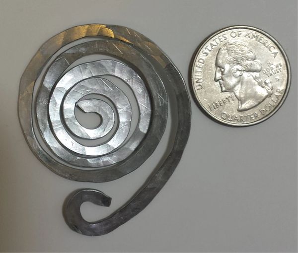 Aluminum Spiral Clasp - Scarf, Jewelry, and Clothing Accessory