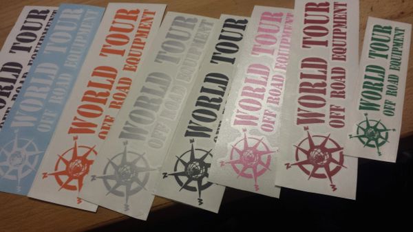 World Tour Decals